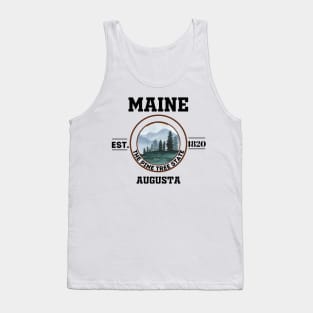 Maine state Tank Top